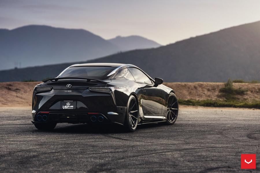  Lexus LC500 Obsidian on Vossen Wheels (HF-3) 2019 года  (фото 13 из 16)